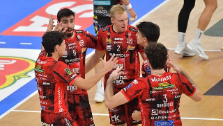 La Lube si arrende al tie break a Perugia